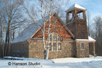 Antrim, NH - Stone Church - Winter